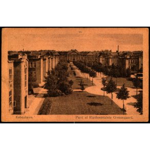 Kbenhavn - Parti af Rigshospitalets Grnnegaard - Geerts Forlag 473