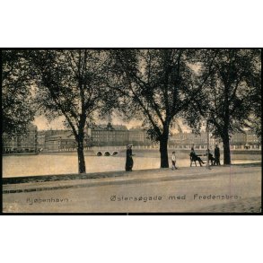 Kbenhavn - stersgade med Fredensbro - C. Flor u/n