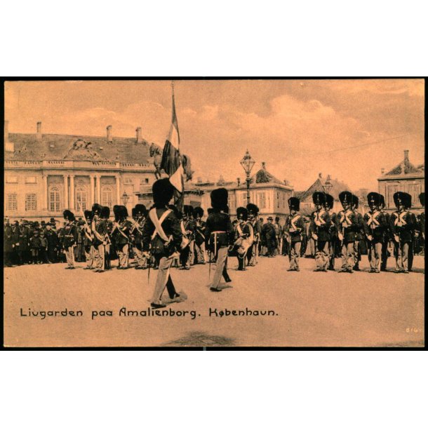 Livgarden paa Amalienborg - Kbenhavn - D.L.C. 816 A