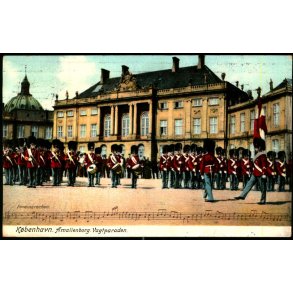 Kbenhavn - Amalienborg - Vagtparaden - V.P. 203
