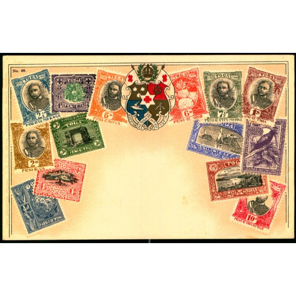 Frim&aelig;rkepostkort - Togo - No. 68