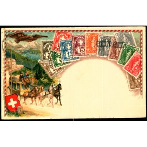 Frimærkepostkort - Helvetia - Ottmar Zieher 222744 - No. 39