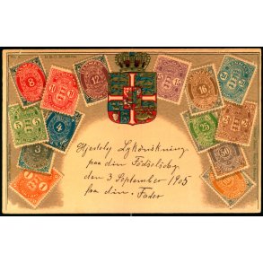 Frimærkepostkort - Danmark - Ottmar Zieher 222744 - No 2