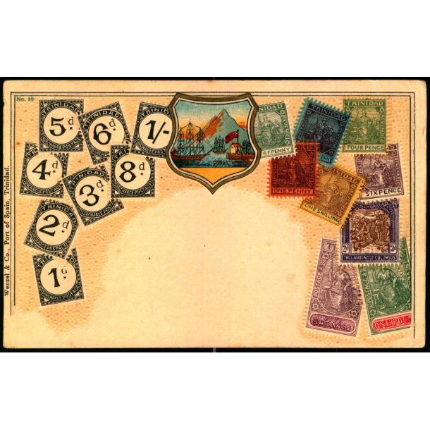 Frimrkepostkort - Trinidad - No. 58