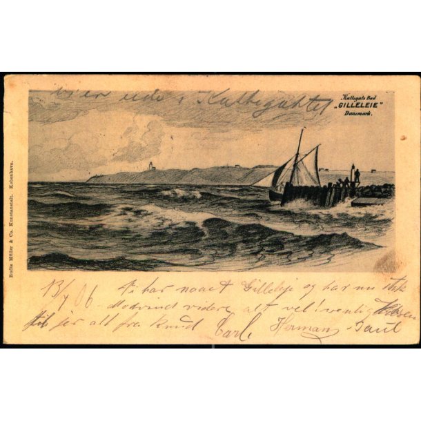Kattegat Bad - "Gilleleje" - Budtz M&uuml;ller og Co. u/n