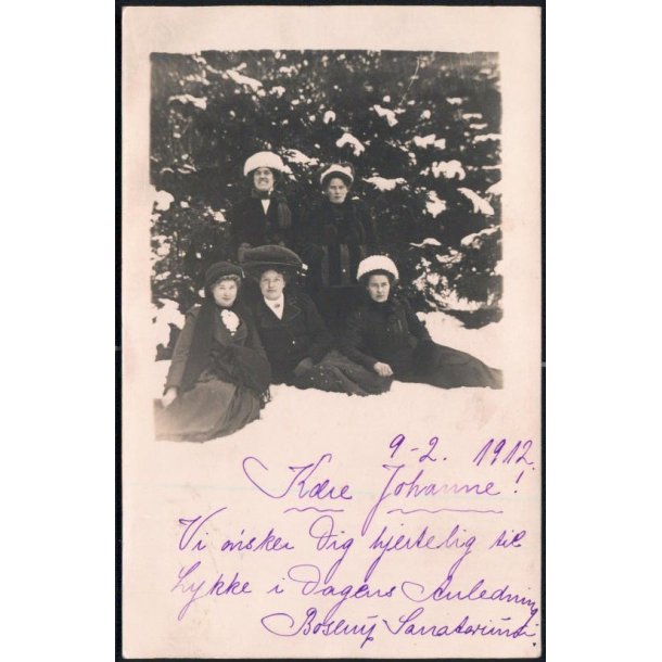 Boserup Sanatorium - 9-2-1912 - Fotokort u/n