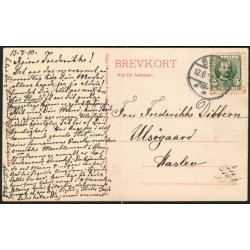 Parti fra M&oslash;ens Klint - Det gamle Liselund Slot - C.M. Nielsen 135