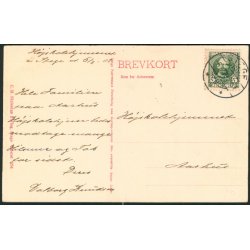 M&oslash;ens Klint - Udsigt til Slotsgavlen - C.M. Nielsen 284