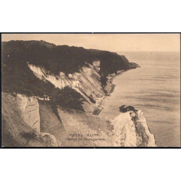 M&oslash;ens Klint - Udsigt til Slotsgavlen - C.M. Nielsen 284