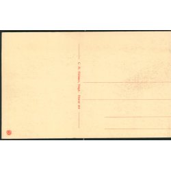 M&oslash;ens Klint - Udsigt til Slotsgavlen - C.M. Nielsen 284