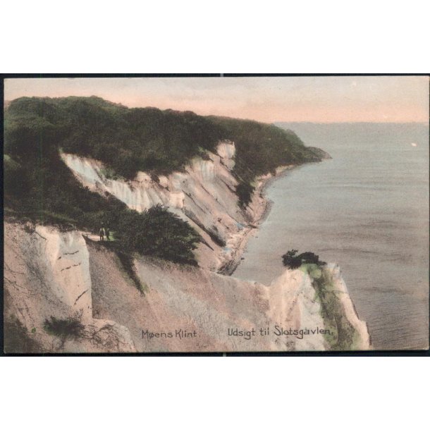 M&oslash;ens Klint - Udsigt til Slotsgavlen - C.M. Nielsen 284