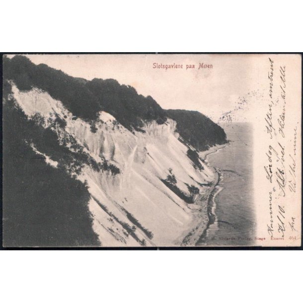 Slotsgavlene paa M&oslash;en - C.M. Nielsen 464
