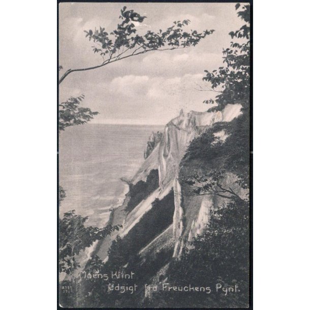 M&oslash;ens Klint - Udsigt fra Freuckens Pynt - C.M. Nielsen 190