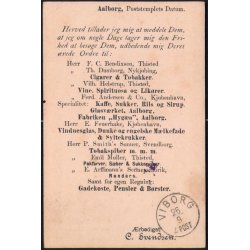 C. Svendsen - Aalborg - Helsagskort u/n