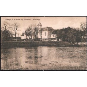 Udsigt til Kirken og Klosteret i Mariager - Poul Nielsens 280696