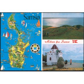 Hilsen fra Sams&oslash; - Sams&oslash; Bogh. u/n