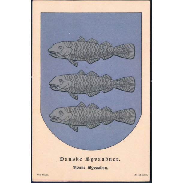 Danske Byvaabner - Rnne Byvben - Fritz Benzen 54