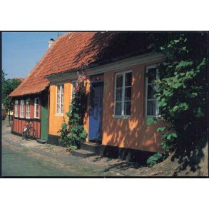 Bornholm - Rnne - Gamle huse, Laxegade - William Dams Bogh. 6199