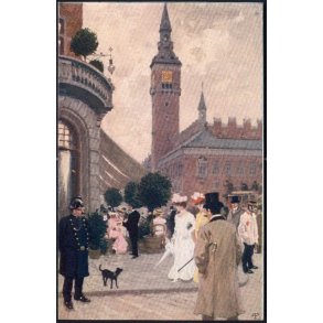 Paul Fischer - Parti fra Raadhuspladsen - Nielsen & Lydiche u/n