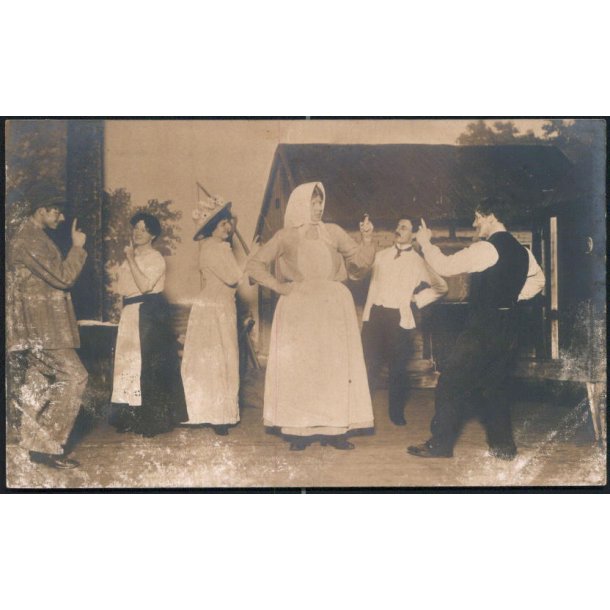 Bornholm - Teater -Fotokort u/n - (Fra Gammelt Bornholmer Album)