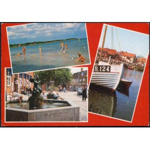 Bornholm - Nex - Kirken - Torvet og Balka badestarnd - Gornitzkas Bogtryk 503