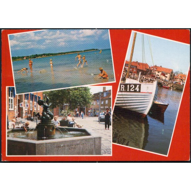 Bornholm - Nex - Kirken - Torvet og Balka badestarnd - Gornitzkas Bogtryk 503