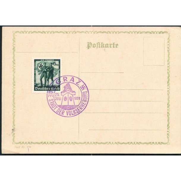 Postkarte G. 876