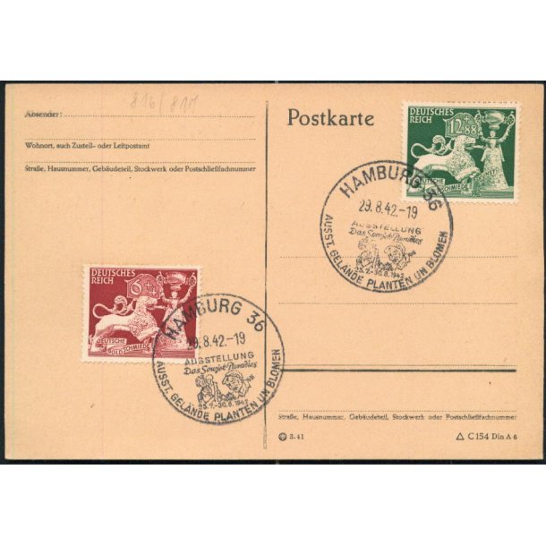 Postkarte - C. 154