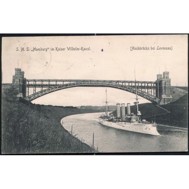 S.M.S. Hamburg im Kaiser Wilheln-Kanal - No 515