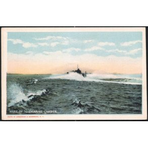 Wake of Submarine Chaser - Valentine U.S.