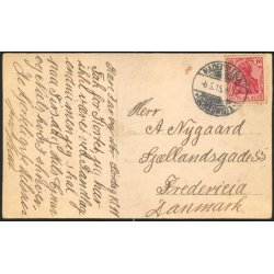 S.M. Kreuzer Bl&uuml;cher im Kampfe mit der englischen Flotte - Fotokort u/n