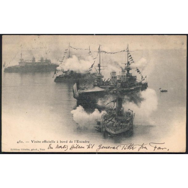 Visite Officielle a`bord de l&acute;Escadre - Giletta u/n
