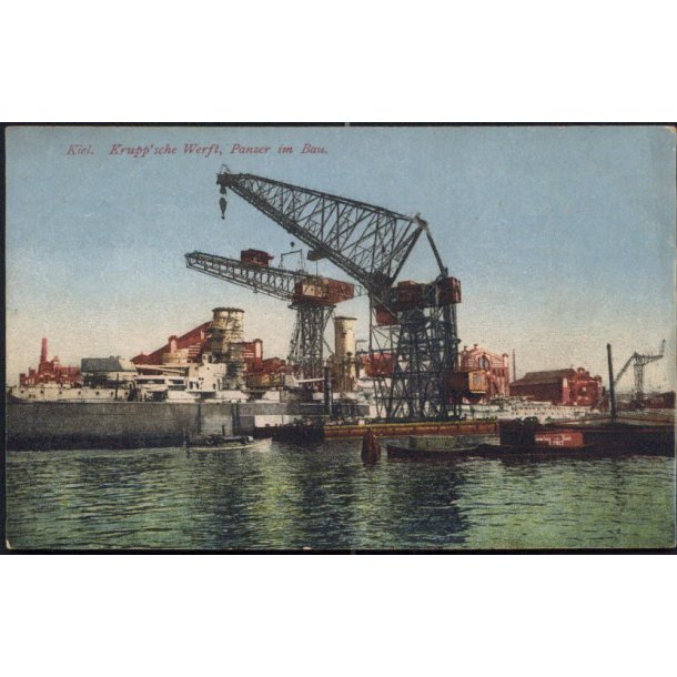 Kiel - Krupp`sche Werft, Panzer im Bau - Lempe 39