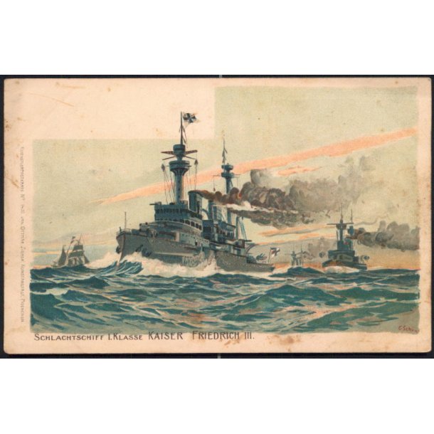 Schlachtschiff Kaiser Friedrich III - u/n