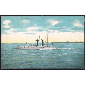 H.M. Submarine No 2 - G.D. Card u/n