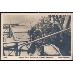 Salvage party Working on a German Destroyer - Burrows10