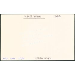 H.M.S. York - Foto u/n