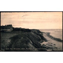 Parti fra Stranden med Munkerup Sanatorium - J.Jensen 23660