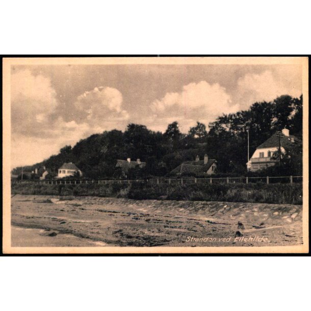 Stranden ved Ellekilde - Helleb&aelig;k Bogh. 1946