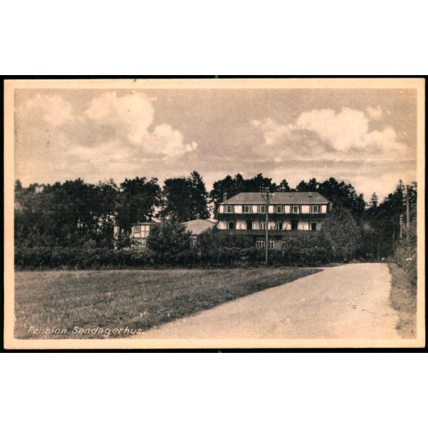 Pension Sandagerhus - Helleb�k Bogh. 1951