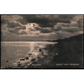 Helleb&aelig;k - Udsigt mod Kronborg - V. T&uuml;rck 395