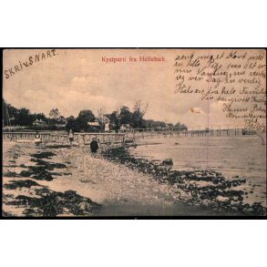 Kystparti ved Helleb&aelig;k - J.M. 334