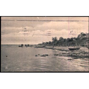 Strandparti fra Helleb&aelig;k - J.M. 708