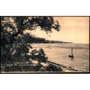 Strandvejen - Udsigt fra Strandm&oslash;llebakken - C. St. 3756