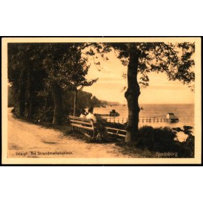 Udsigt fra Strandm&oslash;llebakken - Skodsborg - Stender 17605