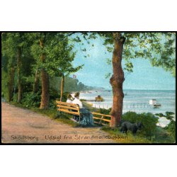Skodsborg - Udsigt fra Strandm&oslash;llebakken - Stender A 10
