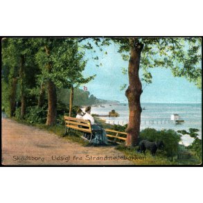 Skodsborg - Udsigt fra Strandm&oslash;llebakken - Stender A 10