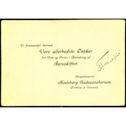 Skodsborg Badesanatorium - Nyt&aring;rshilsen .