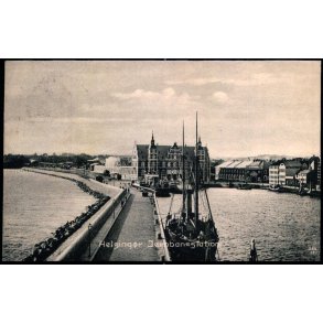 Helsingr - Jernbanestationen - J.M. 214