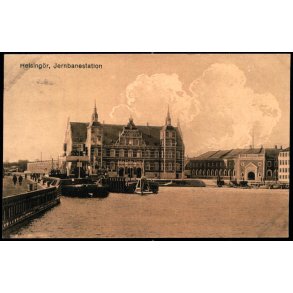Helsingr - Jernbanestationen - J.M. 157